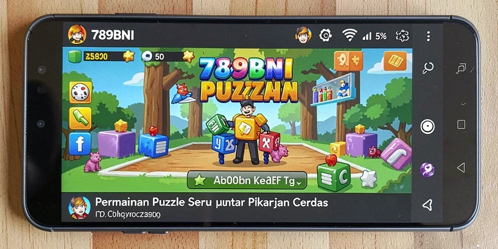 Screenshot permainan 789BNI menampilkan tantangan puzzle yang menarik.