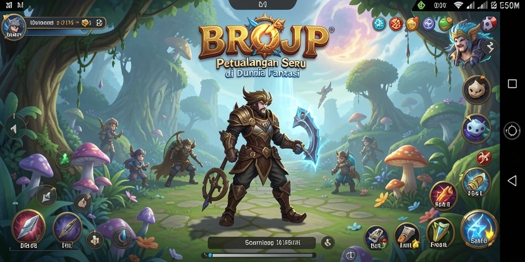 Tampilan gameplay BROJP yang menarik dan penuh petualangan.