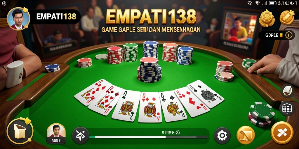 Tampilan grafis menarik dalam permainan Gaple EMPATI138.