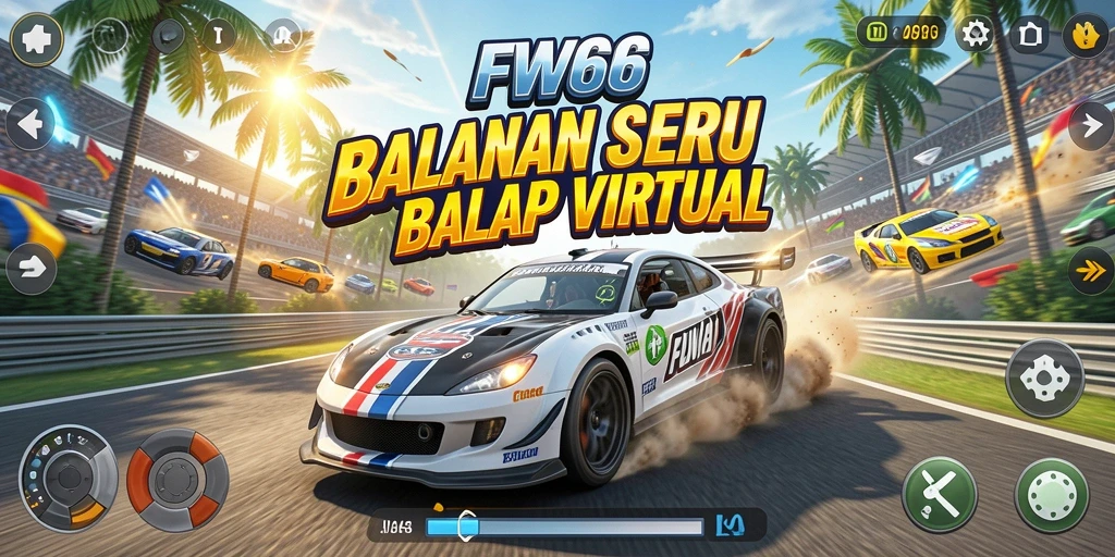 Gameplay balapan menegangkan yang menampilkan grafik menakjubkan.