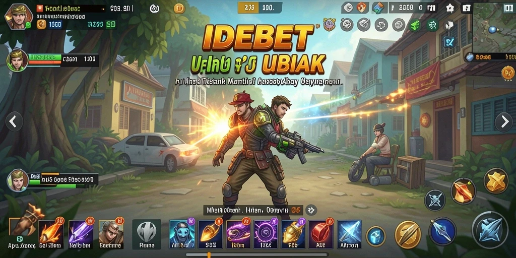 Tampilan utama IDEBET dengan berbagai fitur Utility yang menarik.