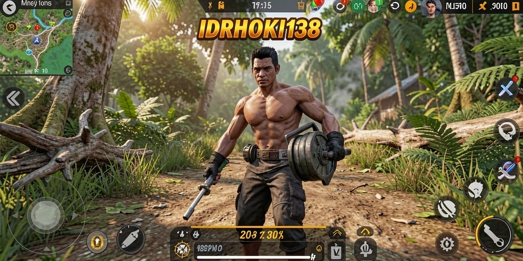 Tampilan gameplay seru dalam IDRHOKI138 yang menunjukkan aktivitas simulasi.