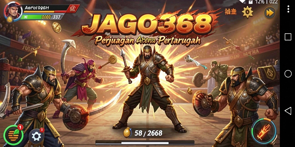 Tampilkan gameplay Fighting epik dalam JAGO368 dengan serangan karakter yang luar biasa.