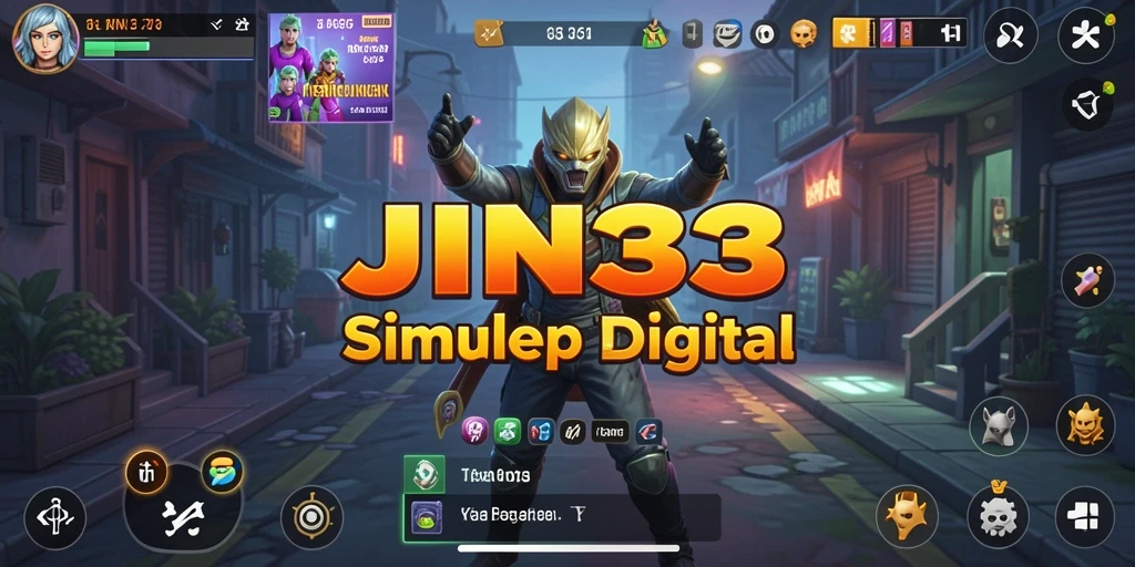 Tampilan menarik dari gameplay JIN33 yang penuh dengan aktivitas.