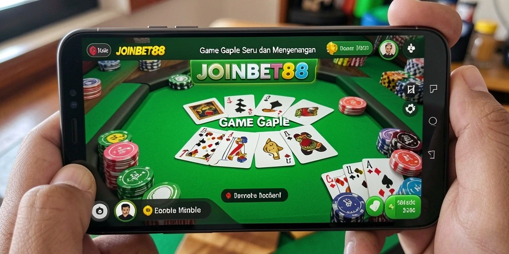 Tampilan permainan Gaple yang menarik di JOINBET88.