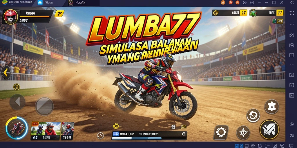 Gameplay yang mendebarkan dalam LUMBA77 dengan balapan yang seru.