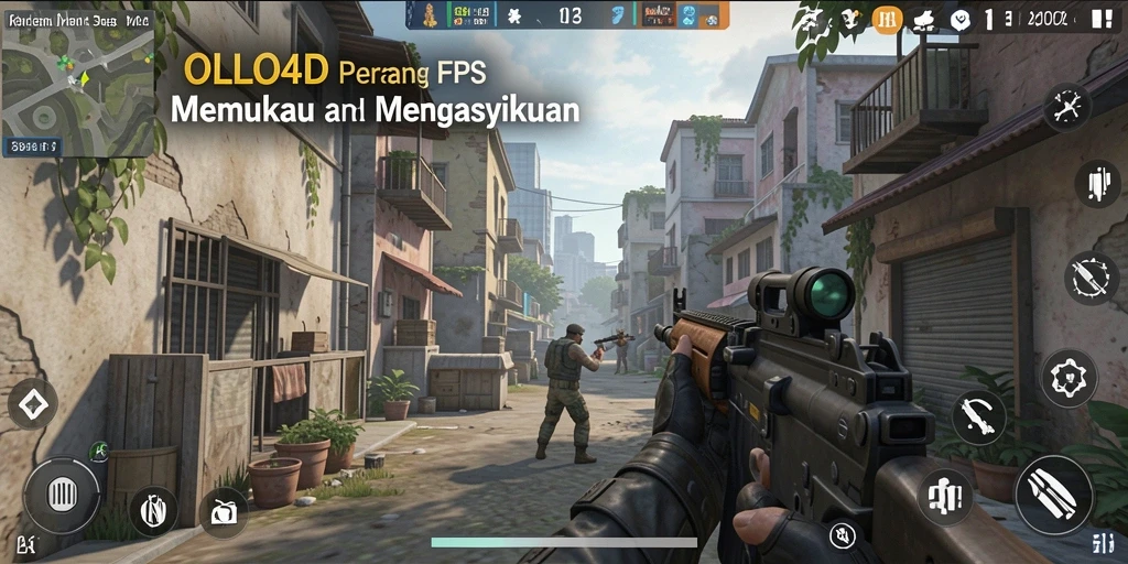 Screenshot gameplay <strong>OLLO4D</strong> yang penuh aksi dan strategi.