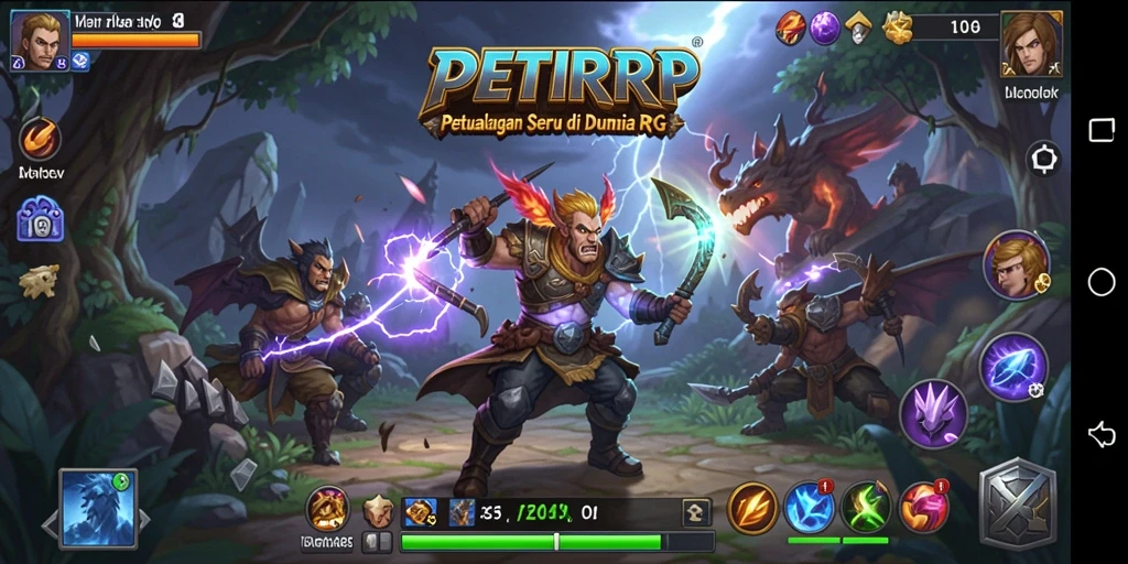 Tampilan fantastis dari gameplay seru di PETIRRP.