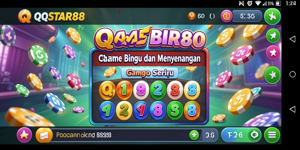 Gameplay seru Bingo di QQSTAR88 yang menarik dan mendebarkan.