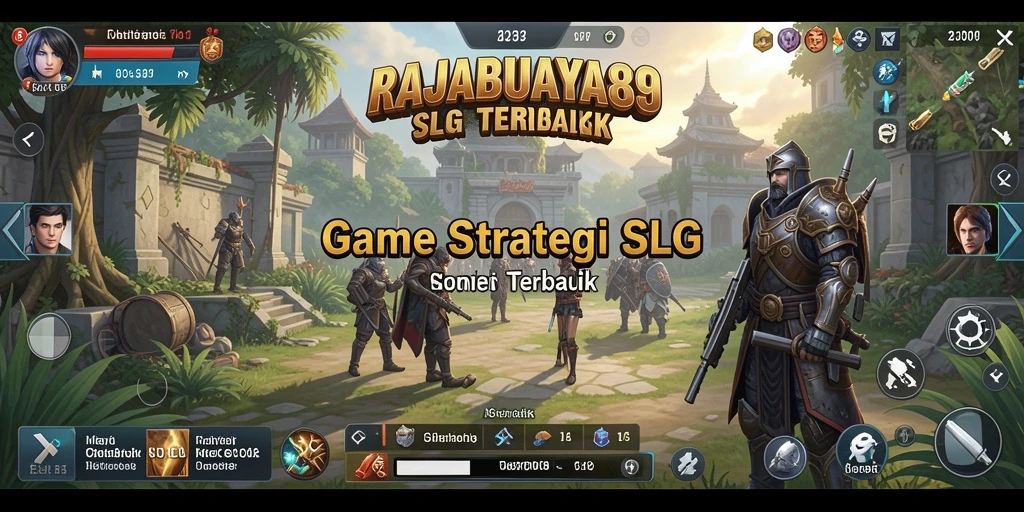 Tampak layar permainan RAJABUAYA89 yang menampilkan pertarungan epik.