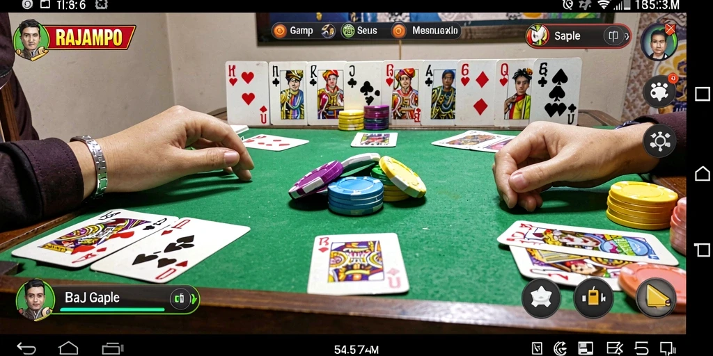 Tampilan gameplay seru dan interaktif dari RAJAMPO.