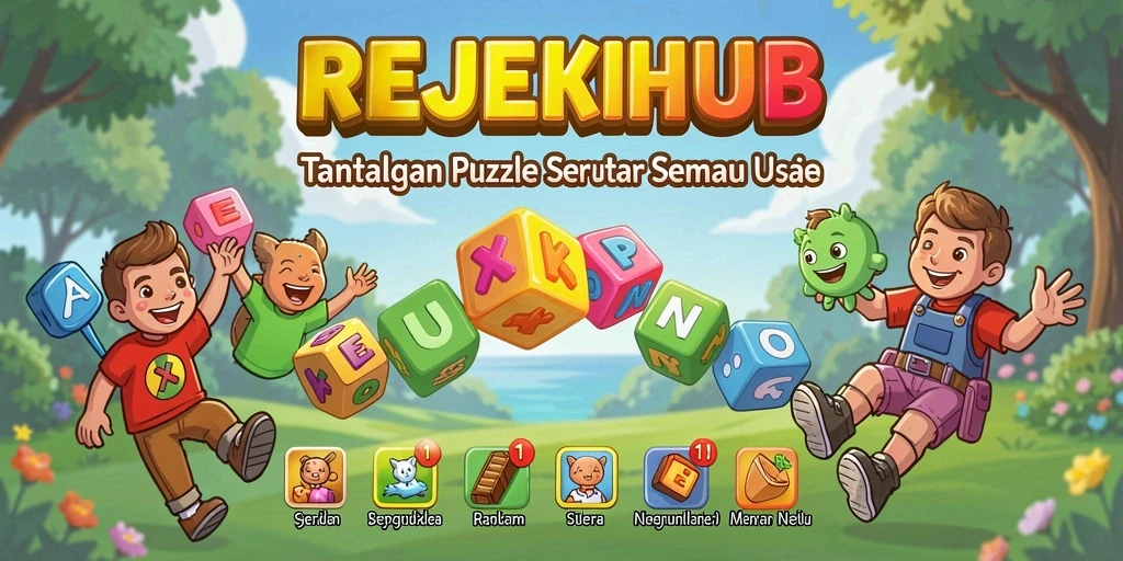 Screenshot gameplay REJEKIHUB menunjukkan tantangan Puzzle yang menarik.