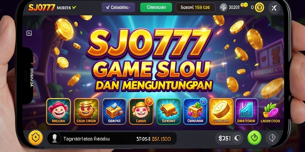 Tampilan gameplay SJO777 yang mengasyikkan dengan berbagai tema slot.