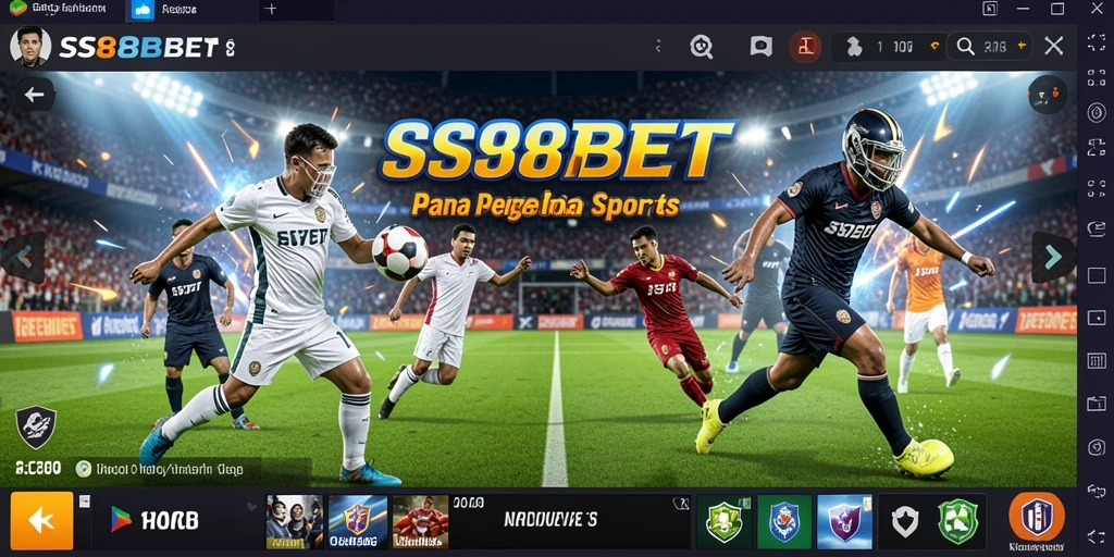 Screenshot gameplay SS88BET yang menunjukkan serunya pertandingan olahraga.