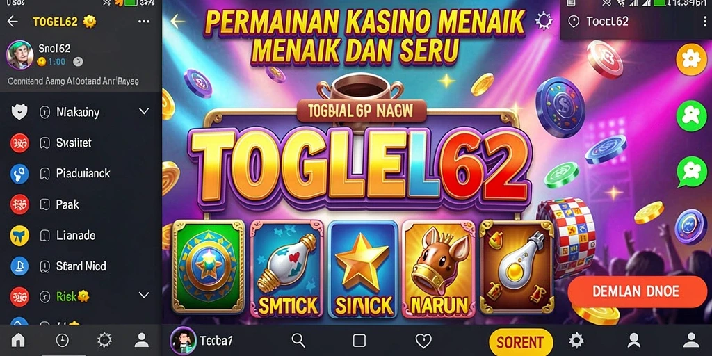 Tampilan gameplay Kasino yang mendebarkan di TOGEL62.