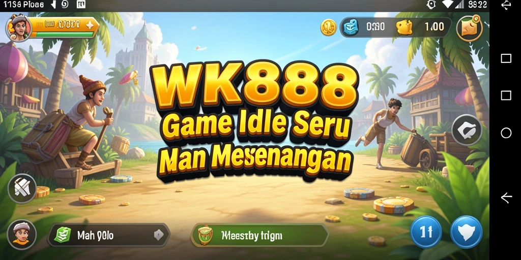 Tampilan gameplay WK888 yang menarik dengan mekanisme Idle yang mengasyikkan.