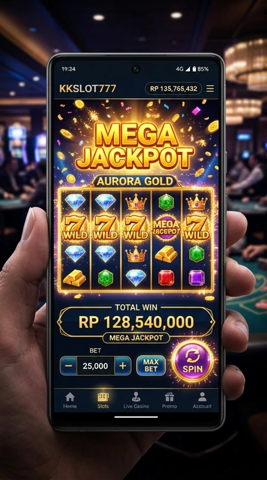 Halaman kategori aplikasi kkslot777 menampilkan pilihan yang beragam dan terorganisir.